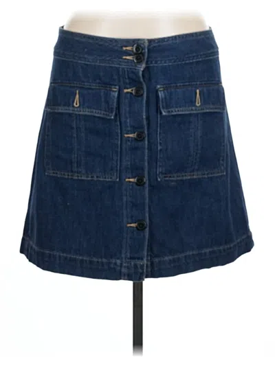 Pre-owned Gap Denim Skirt In Blue