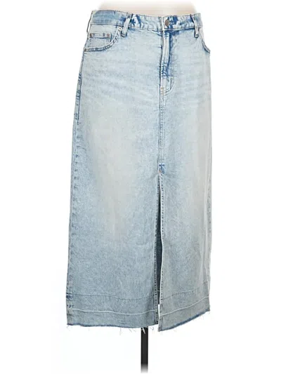 Pre-owned Gap Denim Skirt In Blue