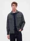 Gap Denim Stripe Big Shirt