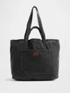 Gap Denim Tote Bag In Black