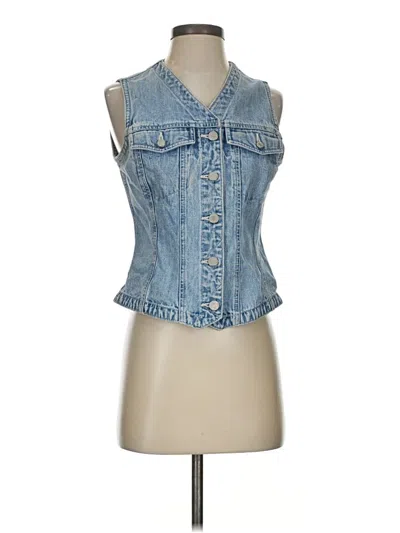 Pre-owned Gap Denim Vest In Blue