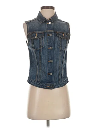 Pre-owned Gap Denim Vest In Blue