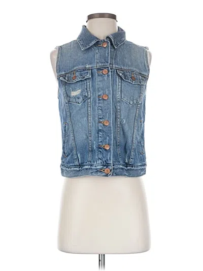 Pre-owned Gap Denim Vest In Blue
