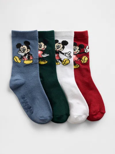 Gap × Disney Baby & Toddler Crew Socks (4-pack) In Multi
