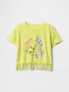 Gap × Disney Baby & Toddler Fringe T-shirt In Limon Yellow