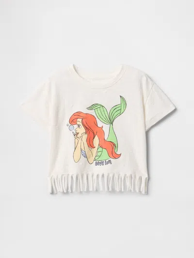Gap × Disney Baby & Toddler Fringe T-shirt In Off White