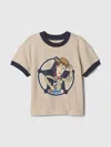 Gap × Disney Baby & Toddler Graphic T-shirt In Bedrock Beige