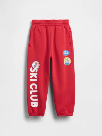 Gap × Disney Baby & Toddler Joggers In Red