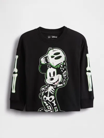 Gap × Disney Baby & Toddler Mickey Mouse Halloween Graphic T-shirt In Black
