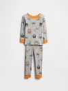 Gap × Disney Baby & Toddler Organic Brushed Cotton Halloween Pj Set In Gray