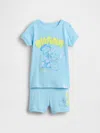 Gap × Disney Baby & Toddler Organic Brushed Cotton Pj Set In Blue