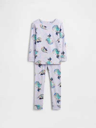 Gap × Disney Baby & Toddler Organic Brushed Cotton Pj Set In Blue