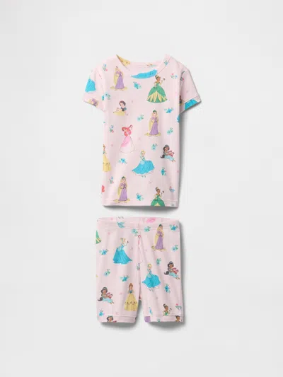 Gap × Disney Baby & Toddler Organic Brushed Cotton Pj Set In Cherry Blossom Pink
