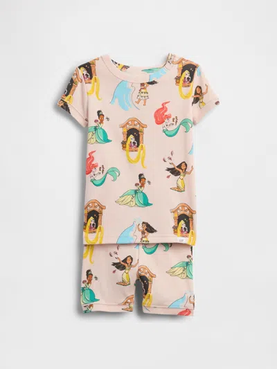 Gap Kids'  × Disney Baby & Toddler Organic Brushed Cotton Pj Set In Multi