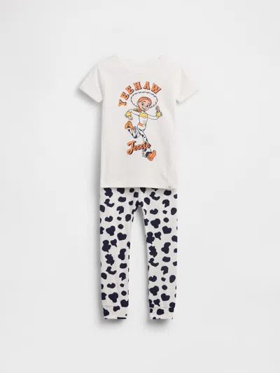 Gap Kids'  × Disney Baby & Toddler Organic Brushed Cotton Pj Set In Neutral