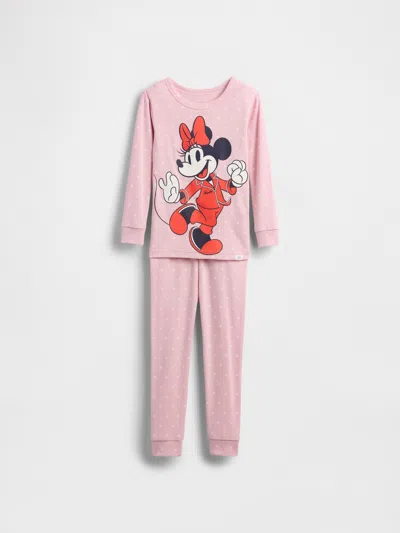 Gap × Disney Baby & Toddler Organic Brushed Cotton Pj Set In Pink