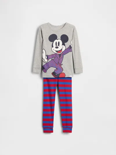 Gap Kids'  × Disney Baby & Toddler Organic Brushed Cotton Pj Set In Purple