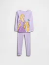 Gap × Disney Baby & Toddler Organic Brushed Cotton Pj Set In Purple
