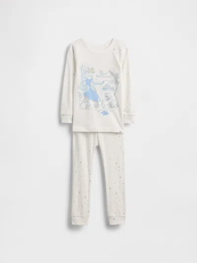 Gap × Disney Baby & Toddler Organic Brushed Cotton Pj Set In White