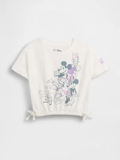 Gap × Disney Baby & Toddler Organic Cotton Bow Graphic T-shirt In White