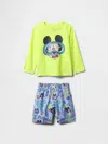 Gap × Disney Baby & Toddler Rash Guard Swim Two-piece In Active Yellow
