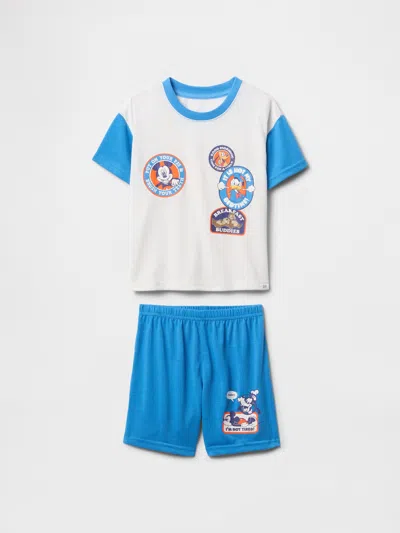 Gap Kids'  × Disney Baby & Toddler Recycled Pj Set In Blue