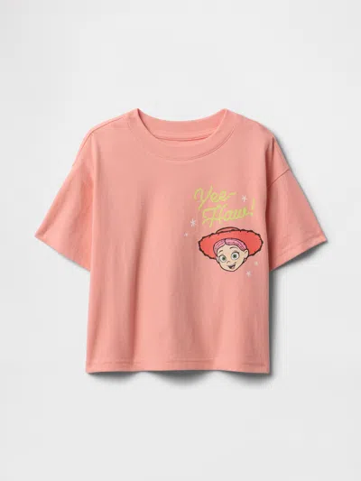 Gap × Disney Baby & Toddler Relaxed Graphic T-shirt In Creamy Coral