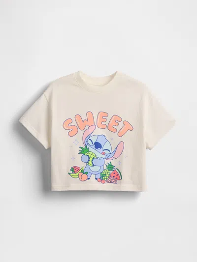 Gap × Disney Baby & Toddler Relaxed Graphic T-shirt In New Off White Stitch