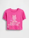 Gap × Disney Baby & Toddler Ruffle-sleeve T-shirt In Pink