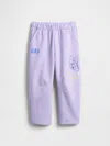 Gap × Disney Baby & Toddler Vintagesoft Barrel Sweatpants In Purple