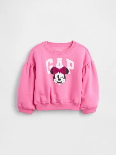 Gap × Disney Baby & Toddler Vintagesoft Logo Bubble Sweatshirt In Multi