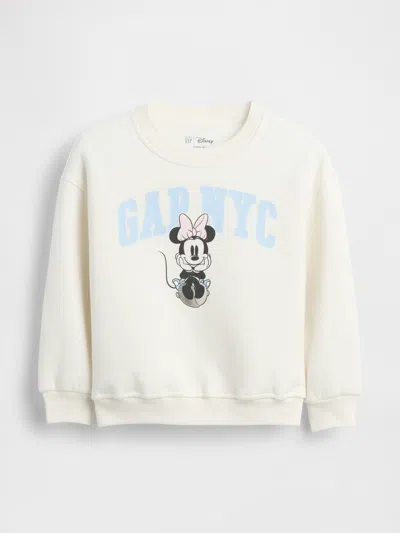 Gap × Disney Baby & Toddler Vintagesoft Nyc Logo Sweatshirt In White