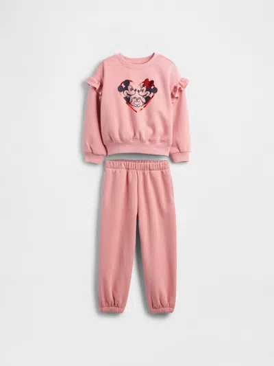 Gap × Disney Baby & Toddler Vintagesoft Outfit Set In Pink