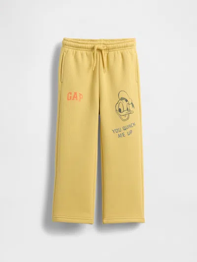 Gap × Disney Baby & Toddler Vintagesoft Sweatpants In Yellow