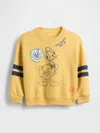 Gap × Disney Baby & Toddler Vintagesoft Sweatshirt In Yellow