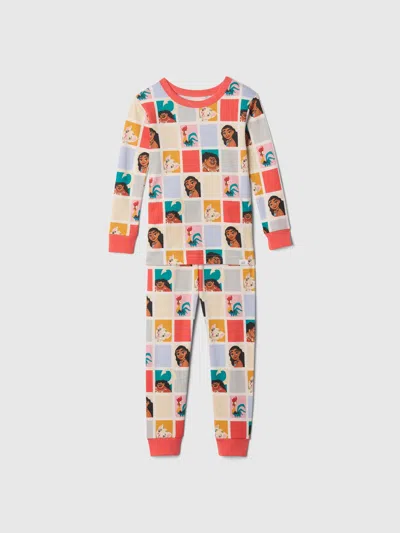 Gap Kids'  × Disney Baby Organic Brushed Cotton Pj Set In Moana