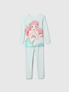 Gap × Disney Baby Organic Brushed Cotton Princess Pj Set In Ariel