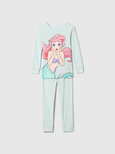 Gap Kids'  × Disney Baby Organic Brushed Cotton Princess Pj Set In Ariel