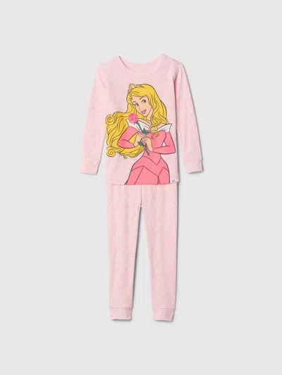 Gap Kids'  × Disney Baby Organic Brushed Cotton Princess Pj Set In Sleeping Beauty
