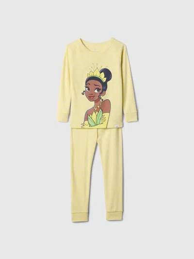 Gap × Disney Baby Organic Brushed Cotton Princess Pj Set In Tiana