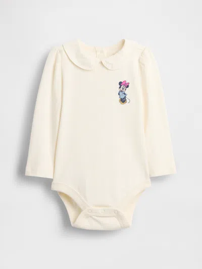 Gap Kids'  × Disney Baby Organic Cotton Bodysuit In White
