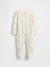 Gap × Disney Baby Organic Cotton Footed One-piece In White