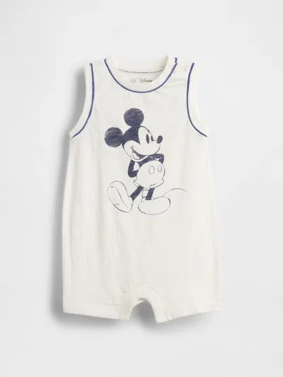 Gap Kids'  × Disney Baby Organic Cotton Mickey Mouse Shorty One-piece