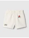 Gap × Disney Baby Vintagesoft Minnie Mouse Sweat Shorts In White