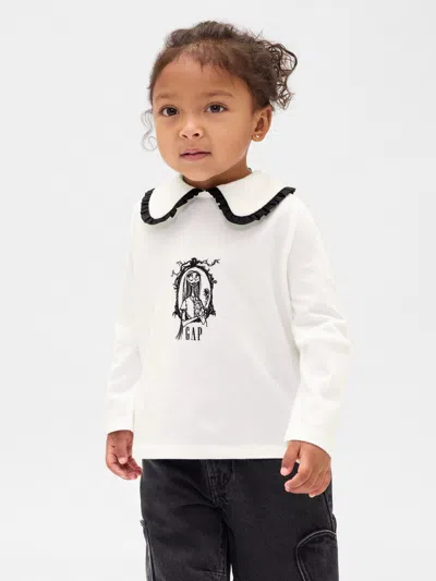 Gap × Disney Tim Burton's The Nightmare Before Christmas Baby & Toddler Sailor Top In White