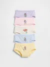 Gap × Disney Toddler Organic Stretch Cotton Briefs (5-pack) In Multi