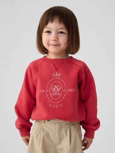 Gap × Dôen Baby Logo Sweatshirt In Nordic Red