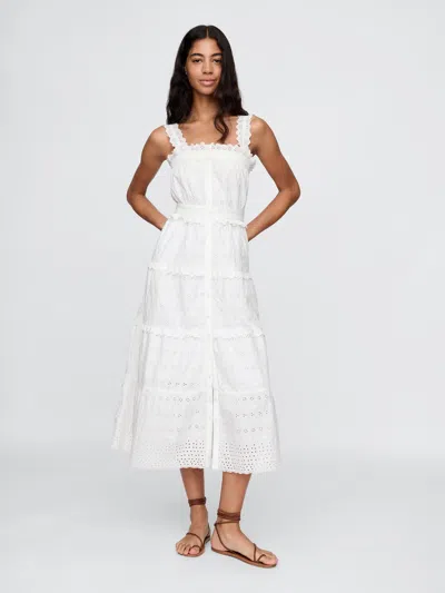Gap × Dôen Eyelet Maxi Dress