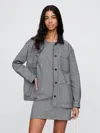 Gap × Dôen Gingham Denim Jacket In Black
