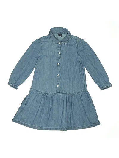 Pre-owned Gap Kids' Dress In Blue